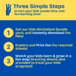 Kids Worksheet Bundle Download Digizipp
